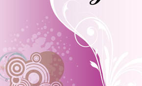 Pink Card Vector Art